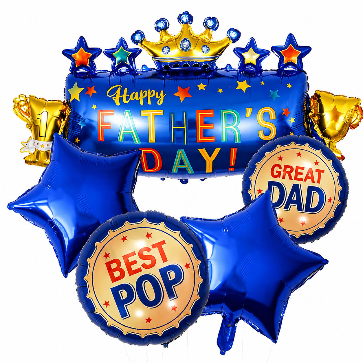 Father's Day Foil Balloon set - Helium