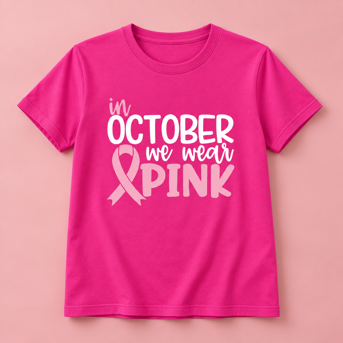 Pink October Tshirt – Breast Cancer Awareness
