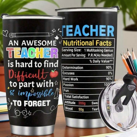 An Awsome Teacher's  Tumbler 20oz