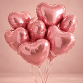 Load image into Gallery viewer, Heart Shape helium Pastel Pink Foil Balloon 10 Pcs
