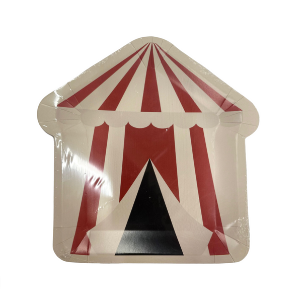 Circus themed plate set 8 Pcs