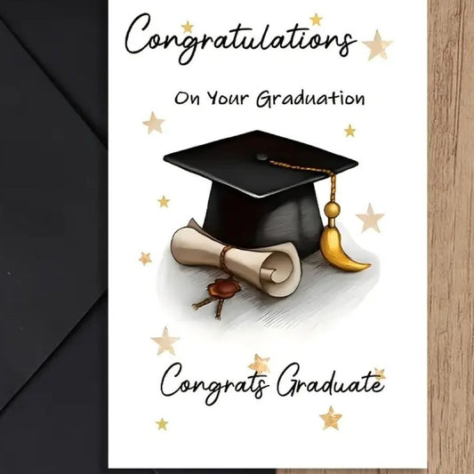 Graduation Greeting Card with Envelope - 1 pc