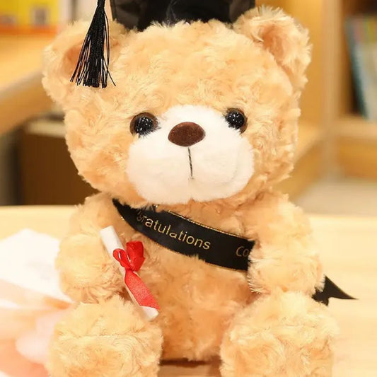 Graduation Bear - Light Brown 22 Cm