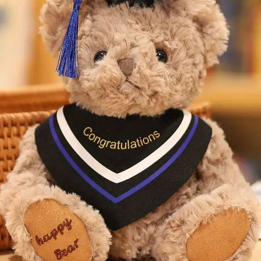 Graduation Bear Camel Color - 20 CM