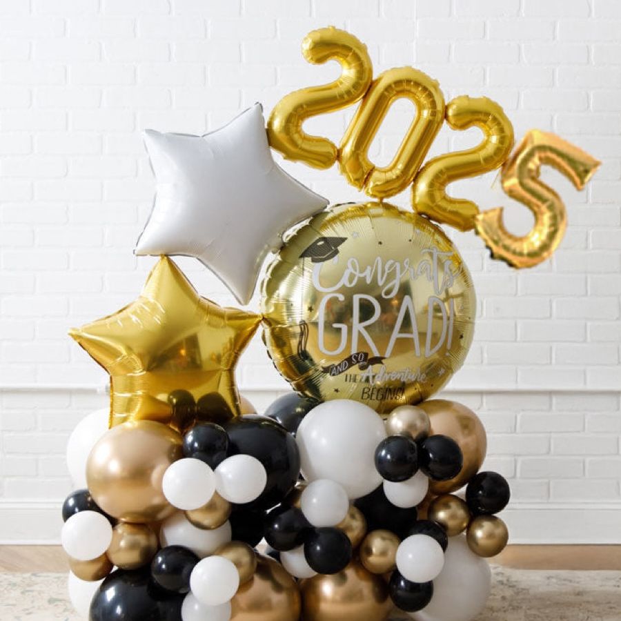 Graduation Congrats Class 2025 Balloons Arrangement