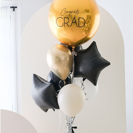 Graduation Congrats Grad Helium Balloon Arrangement