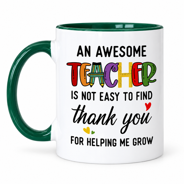 An Awsome Teacher Mug - Green