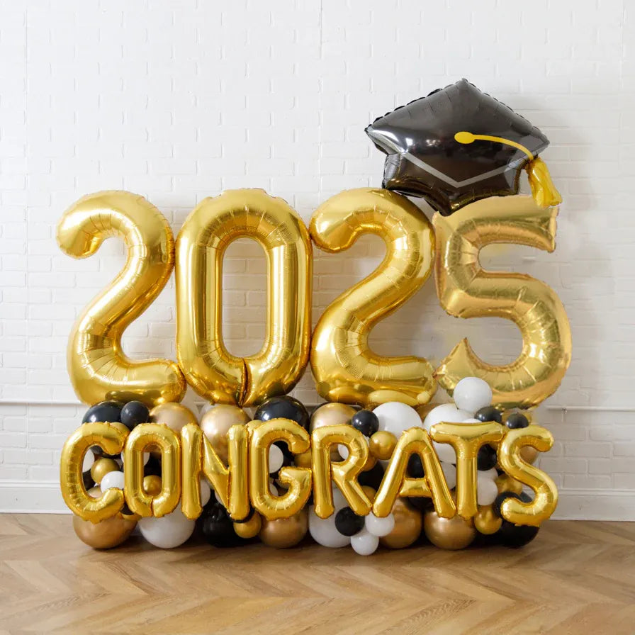 Graduation 2025 Congrats big Balloons Arrangement