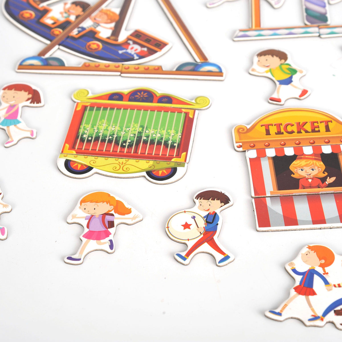 Magnetic Amusement Park Book