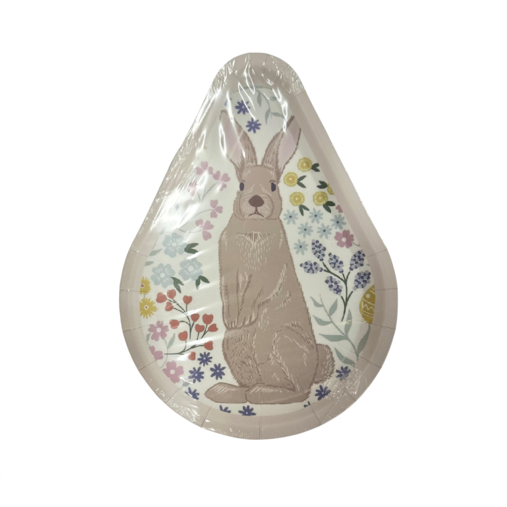 Easter Themed Plate Set 8 pcs