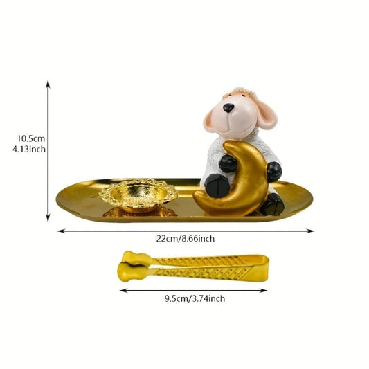 Eid Al-Adha 4 Pc Sheep Incense Burner Set