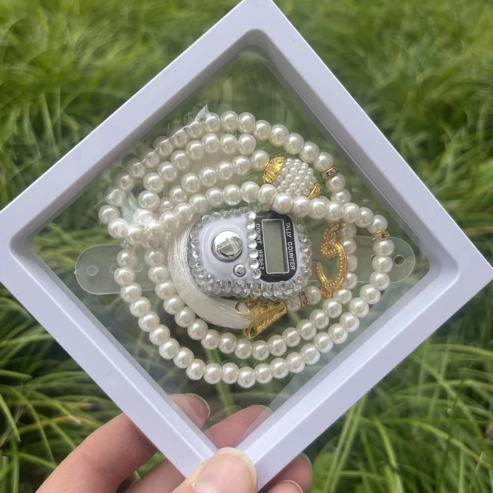 Eid Al Adha Elegant 99 Bead Prayer Counter and Prayer accents
