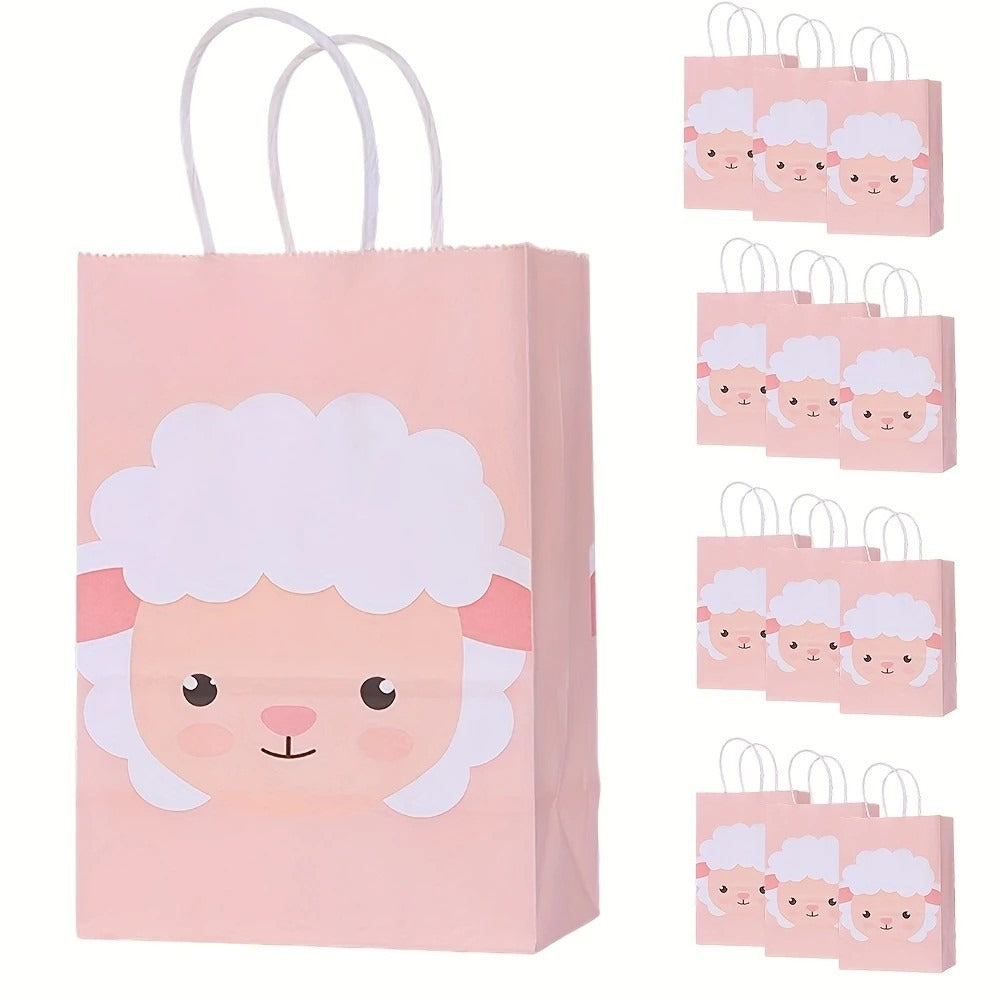 Eid Al-Adha Sheep decorated goodie bag 12 PCS