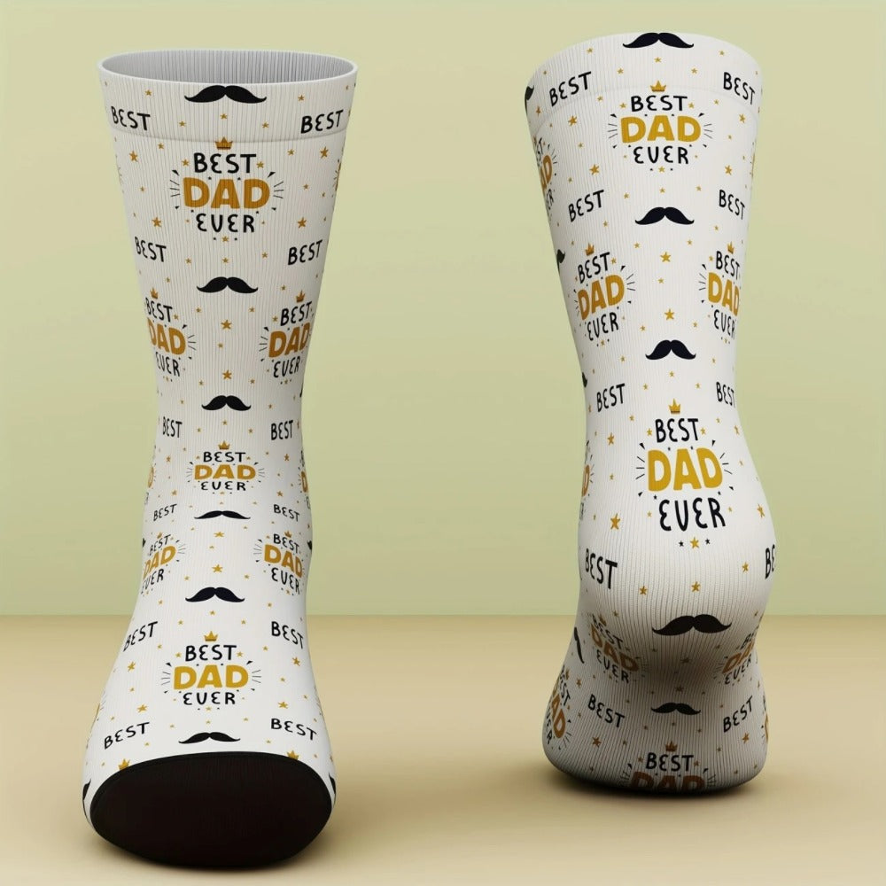 Father's Day Novelty Unisex Socks- Best Dad Ever
