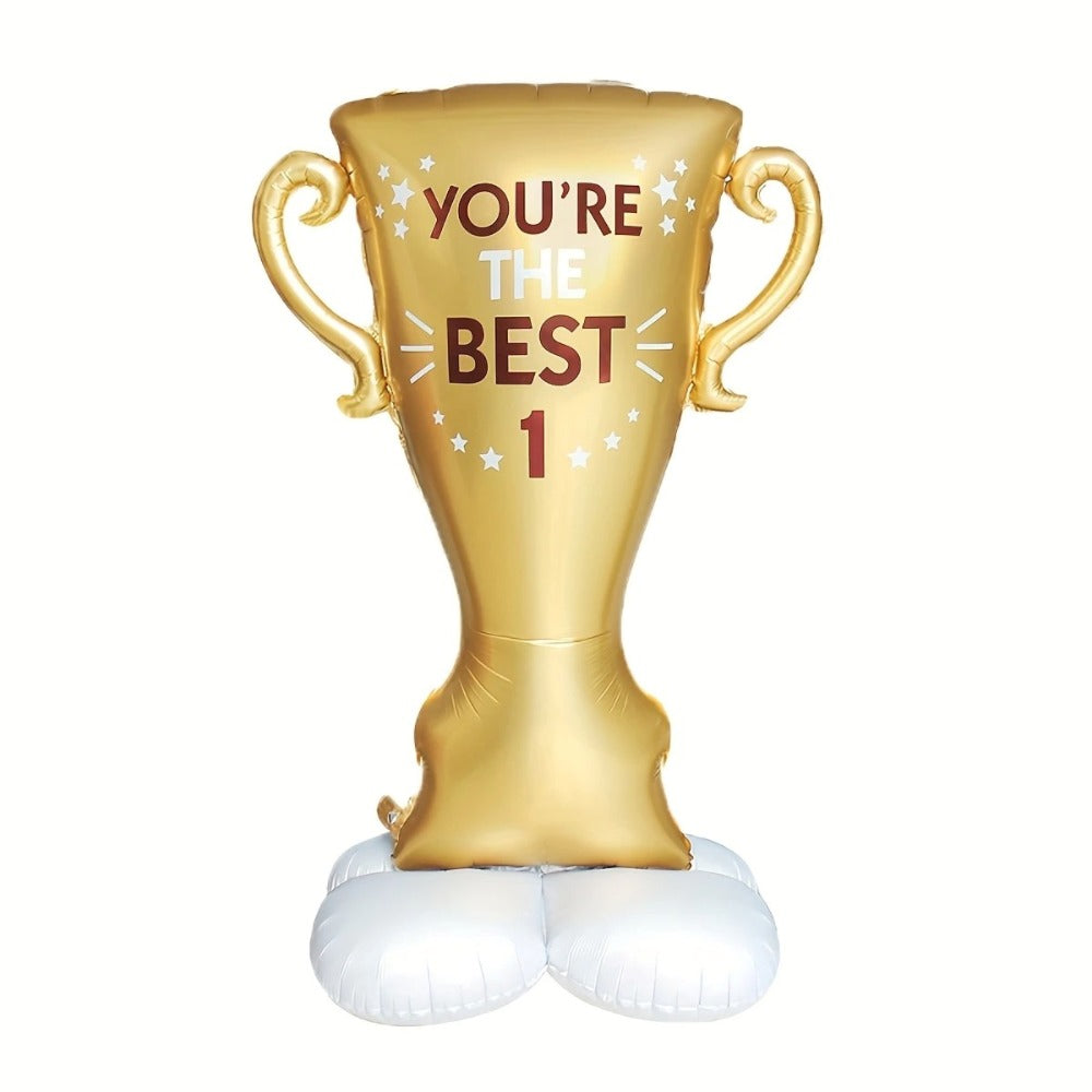 Father's Day 61-inch Standing Trophy Foil Balloon