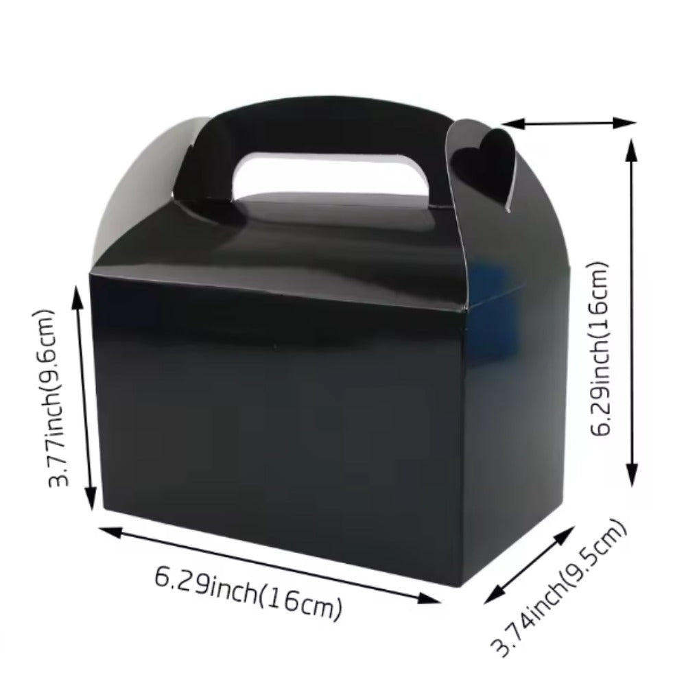 Plain Black Color Favor Box 158x92x85mm
