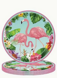 Load image into Gallery viewer, Flamingo Themed Birthday Party Tableware Set
