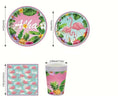 Load image into Gallery viewer, Flamingo Themed Birthday Party Tableware Set
