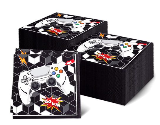 Gaming Theme Party Napkins Set