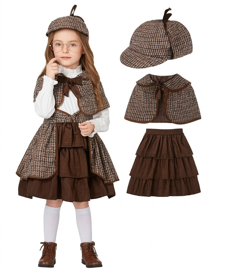 Girls Detective Costume