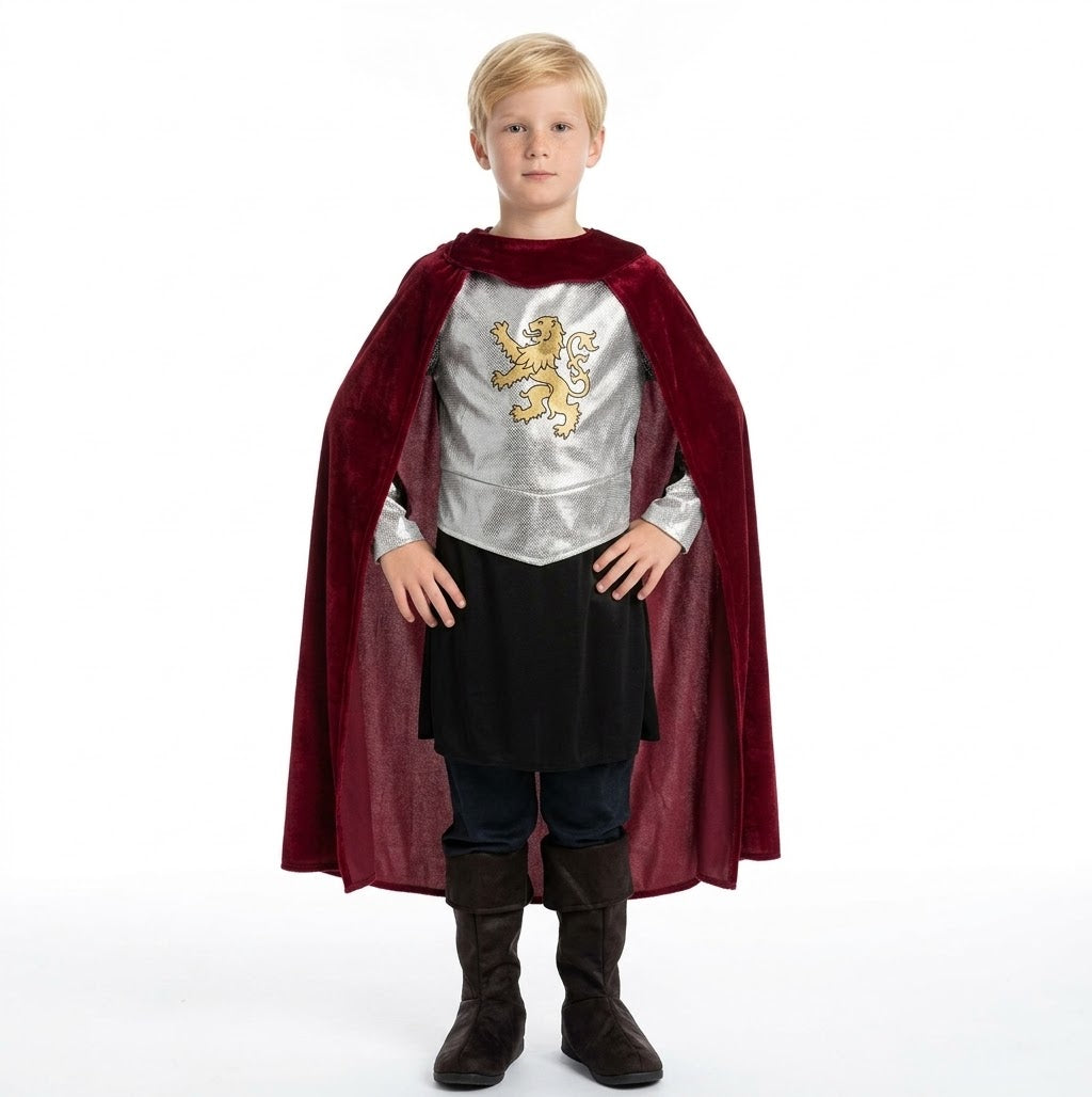 Boys Knight Costume with Cape