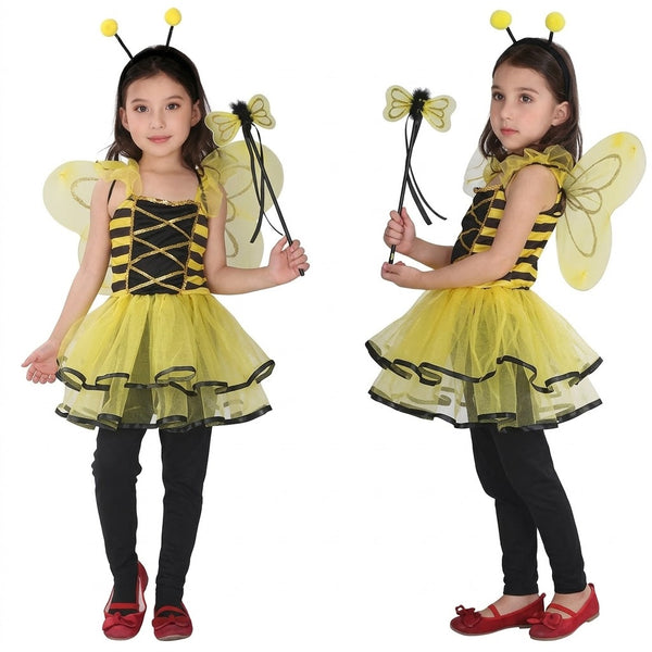 Girls Bumblebee Costume