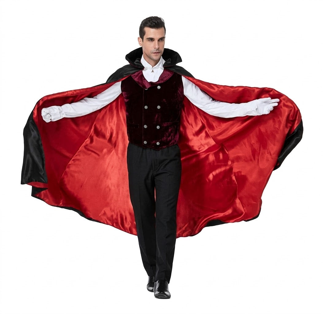 Men's Vampire Costume with Cape
