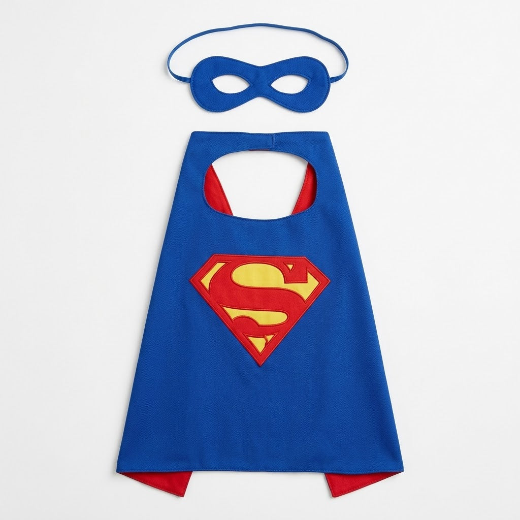 Superman Cape & Mask Costume