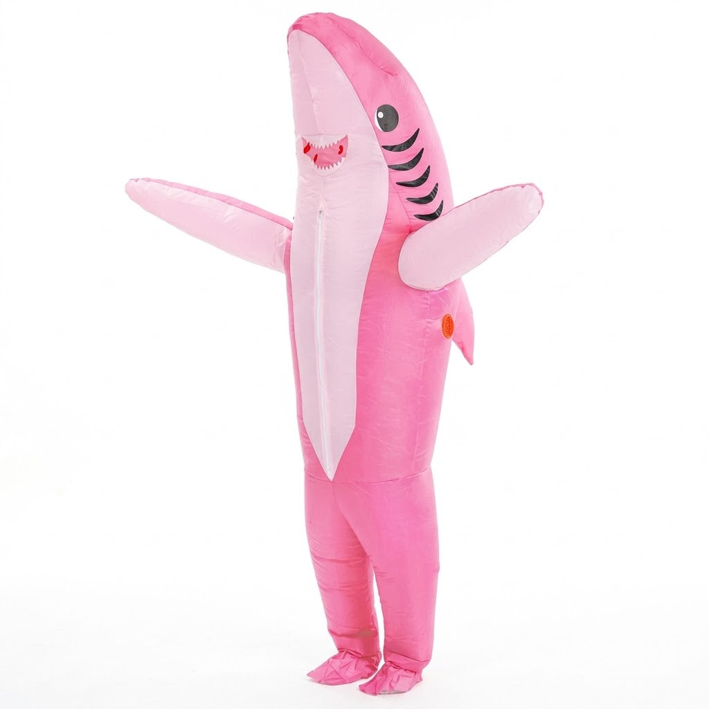 Inflatable Pink Shark Costume