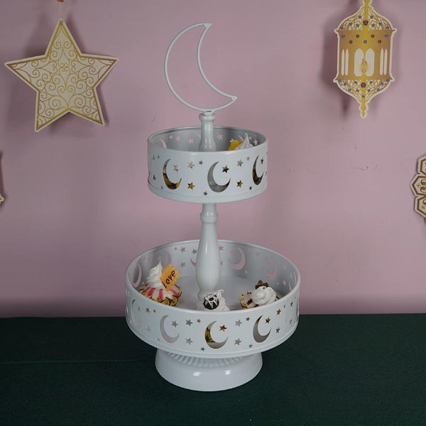 Ramadan Tray 2 Tiers - White