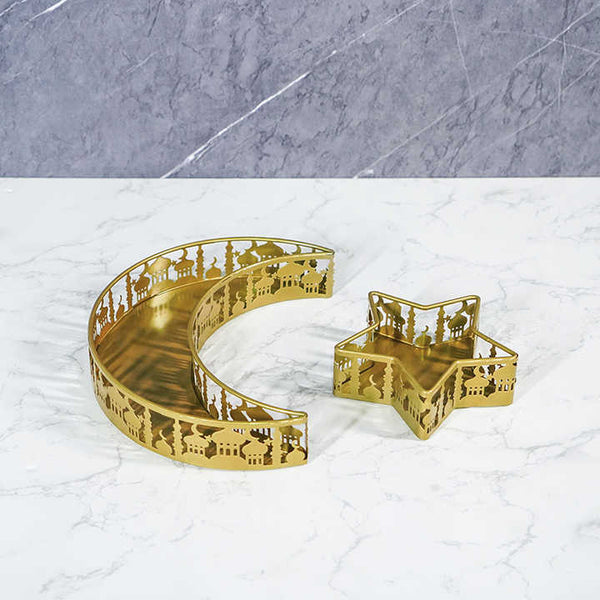 Ramadan Moon Star Tray Set - B