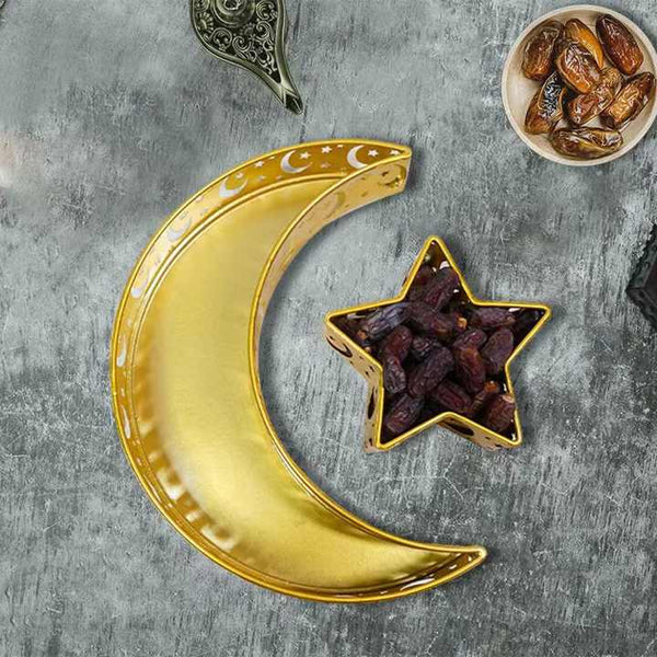 Ramadan Moon Star Tray Set
