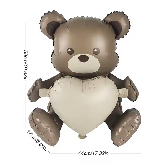 Mat Colored Heart Bear