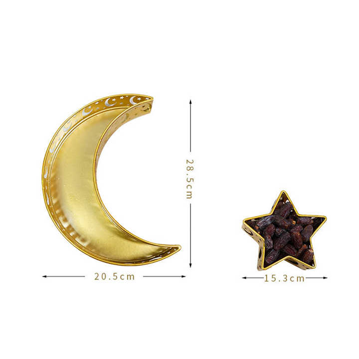 Ramadan Moon Star Tray Set