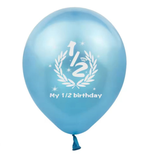 Half year Celebration 10" Balloons