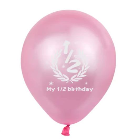 Half year Celebration 10" Balloons