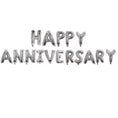 Load image into Gallery viewer, Happy anniversary Foil Balloon Banner
