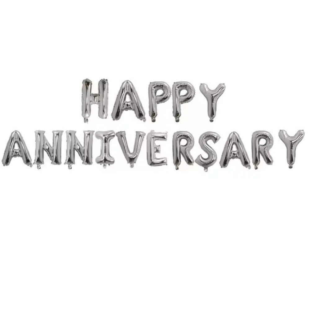 Happy anniversary Foil Balloon Banner