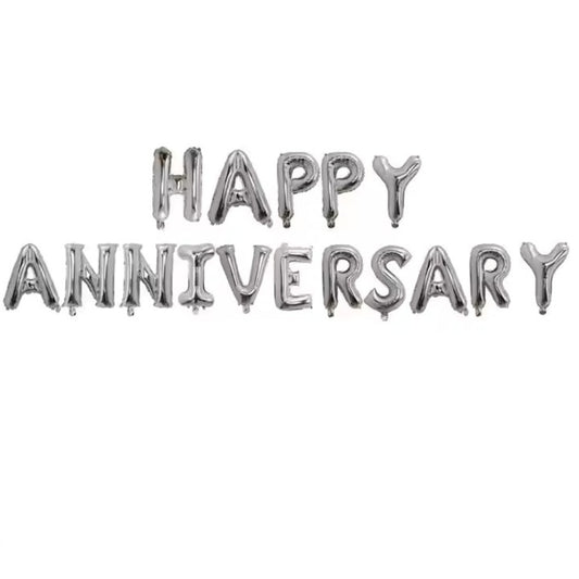 Happy anniversary Foil Balloon Banner