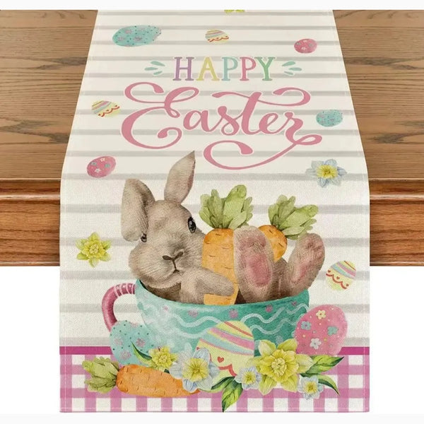 Happy Easter Table Runner 33*183cm