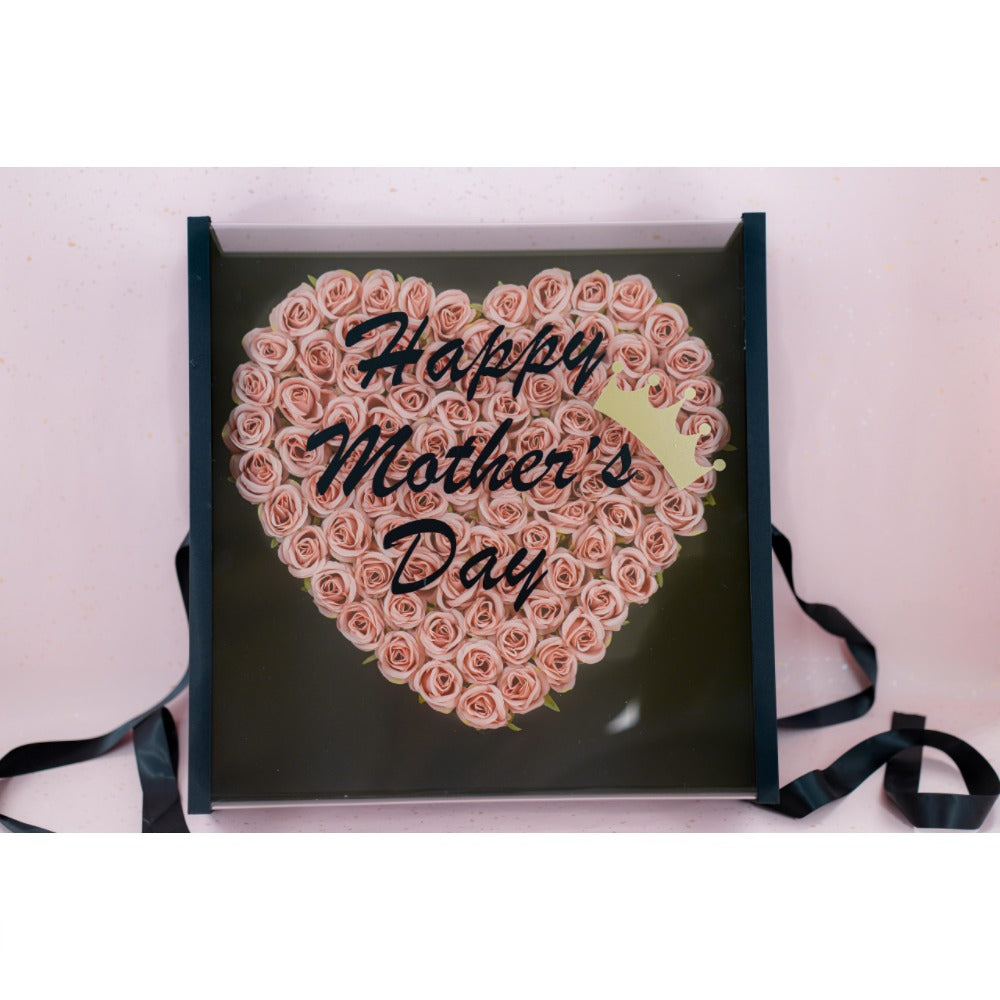 Happy Mother's Day Artificial Flower Box