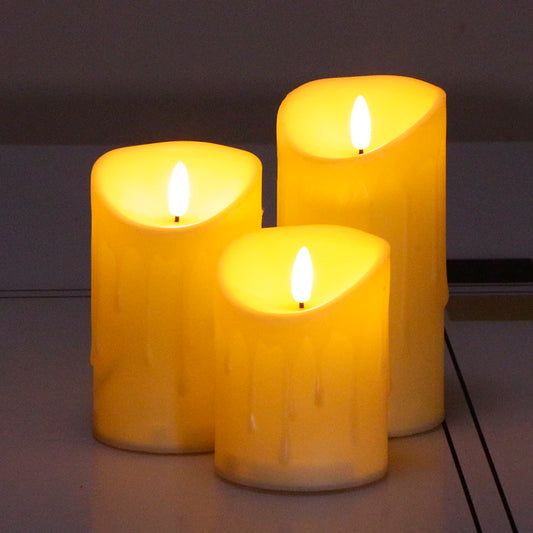 3 Pcs SET Led Flameless candles