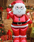 Load image into Gallery viewer, Christmas Santa Clause Standing Foil Balloon 155.5*90.5CM
