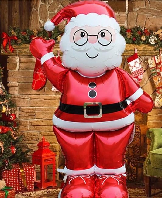 Christmas Santa Clause Standing Foil Balloon 155.5*90.5CM