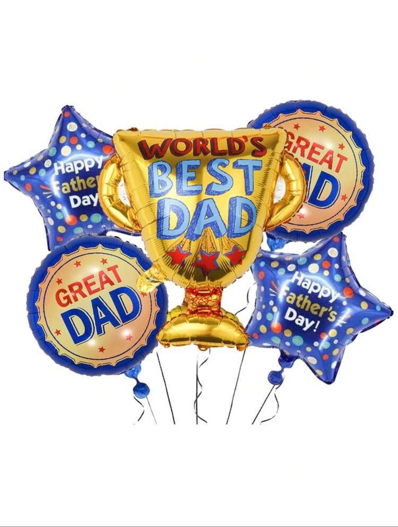 Father's Day Foil Balloon set -B Helium