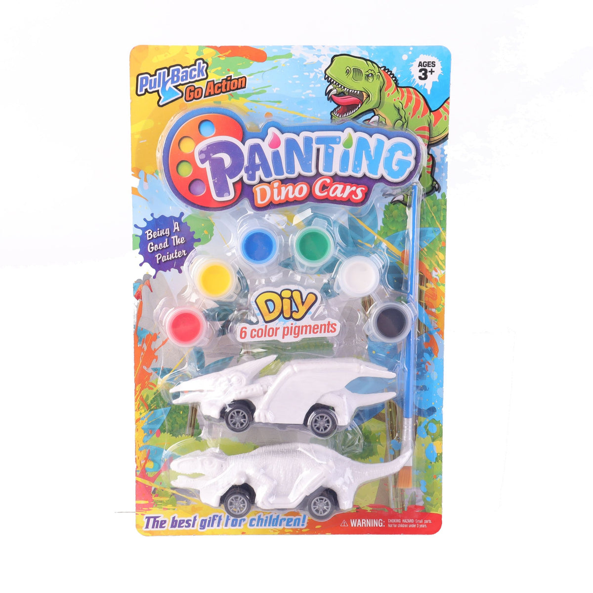 Pull Back - Painting Dino Cars