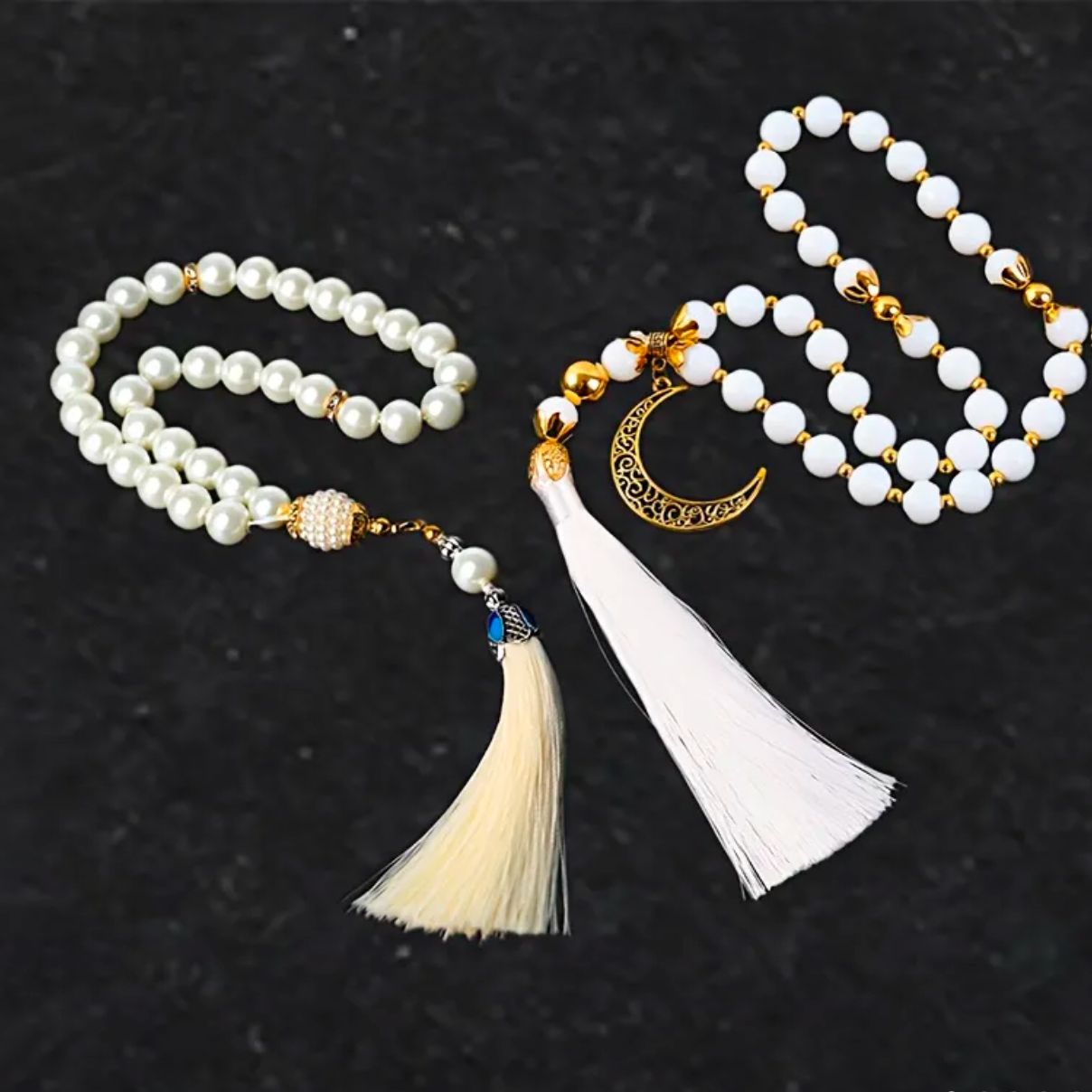 Eid Al Adha Luxury 2 Pcs Prayer Beads Bracelets