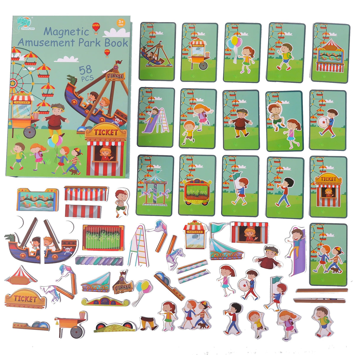 Magnetic Amusement Park Book