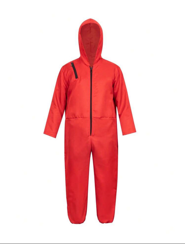 Squid Game Guard Kids Jumpsuit Costume with mask
