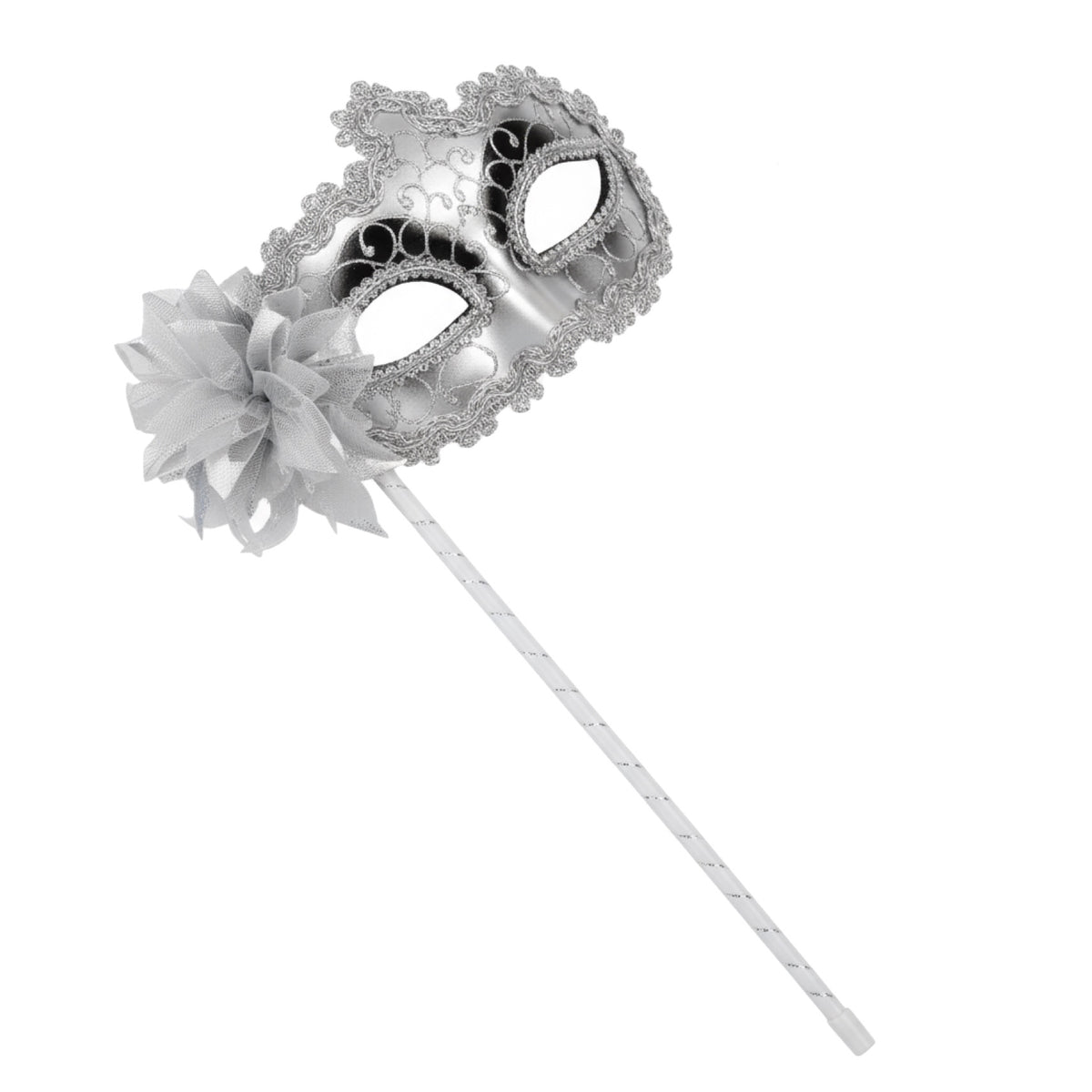 Happy New Year Stick Masquerade  Silver